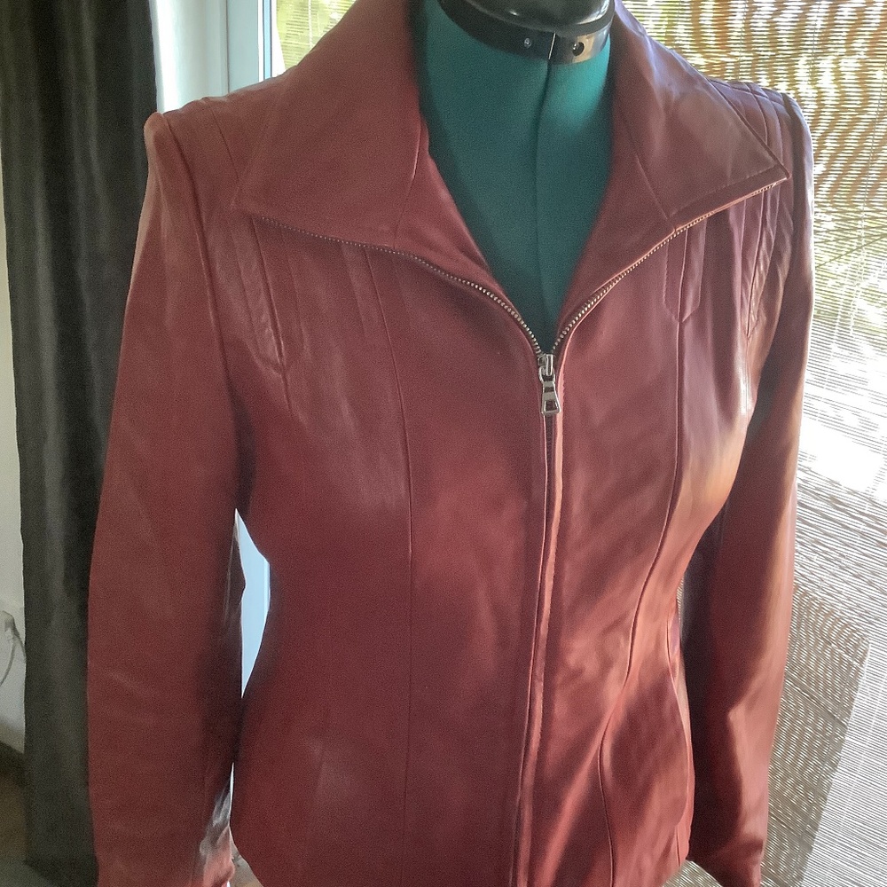 Leather jacket size M